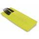 Cuchillos compostables negros pack 15u
