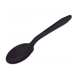 Cucharas compostables negras pack 50u