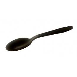 Cucharitas compostables negras pack 50u